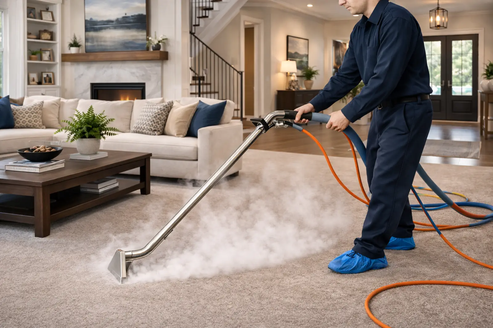 Professional carpet cleaning