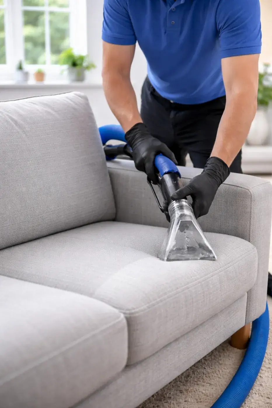 Professional upholstery cleaning